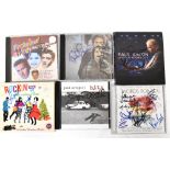 VARIOUS ARTISTS; six CDs bearing various signatures including Joni Mitchell,