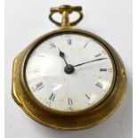 John Costen, Kirkham; a pair cased pocket watch,