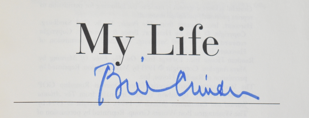 BILL CLINTON; 'My Life', an autobiography, signed to title page, - Image 2 of 2