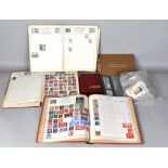 World collection (inc GB & Commonwealth ), mostly used in three partially filled schoolboy albums,