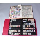 GB & Commonwealth used collection in two red stock books, QV to QEII. Approx. 2500 stamps with