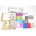 Small World collection in 3 old part-filled albums plus small number of GB presentation packs &