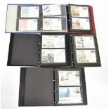 Collection of aeronautical interest covers, mainly GB, in 5 albums. Green album with 50 signed Royal