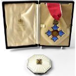 A 'Commander of the Order of the British Empire' (CBE) enamelled medal,