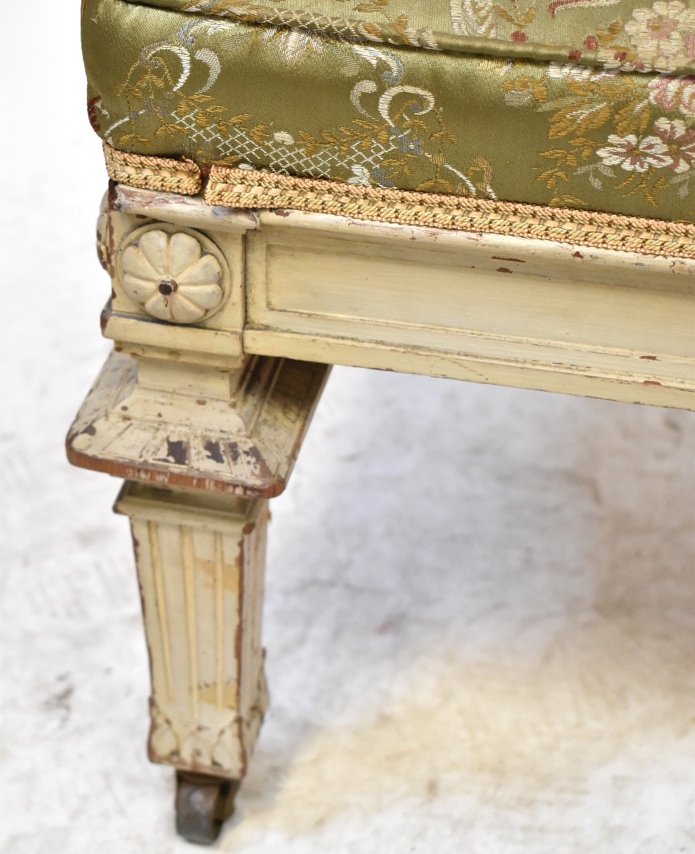 A pair of 19th century stools in the Gustavian style, - Image 4 of 4