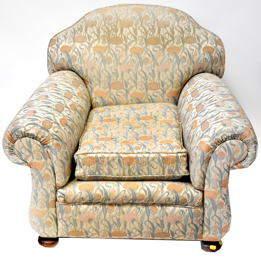 A 19th century Howard-style armchair,