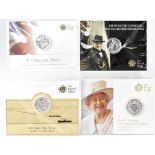 Four Royal Mint commemorative fine silver £20 coins to include '2015 Sir Winston Churchill',