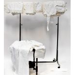 A large quantity of early 20th century and later linen, lace and crochet work to include bed linen,