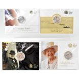 Four Royal Mint commemorative fine silver £20 coins to include '2015 Sir Winston Churchill',