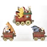 DISNEY; a Michel & Company, 'Classic Pooh' centrepiece titled 'Choo Choo Pooh',