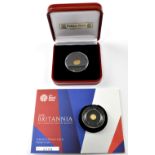 A Royal Mint 2014 'Britannia: The Changing Face of Britain 14th Ounce Gold Proof Coin',