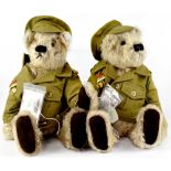 Two Past Times limited edition 'Reginald' teddy bears with certificates of authenticity,