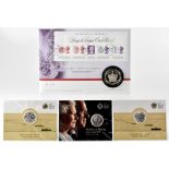 A Royal Mail 'HM Queen Elizabeth II Longest Reigning Monarch 1952-2015' silver proof coin and stamp