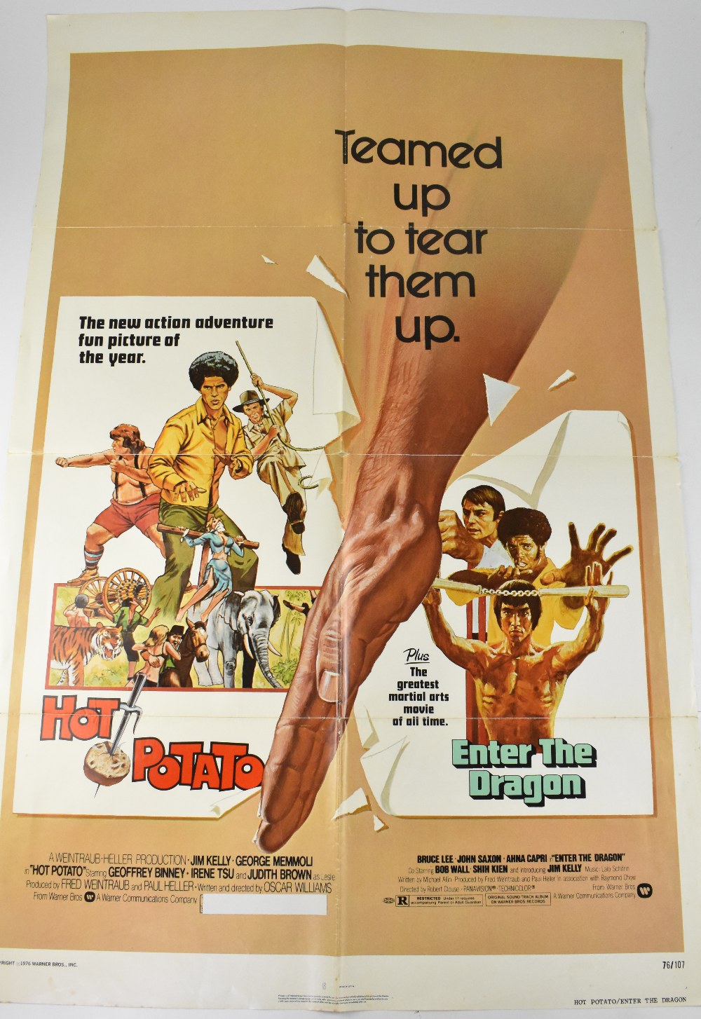 TV AND FILM, 'ENTER THE DRAGON'; a group of ephemera relating to the film, - Image 3 of 3