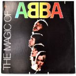 ROCK AND POP, ABBA; a gatefold album and sleeve bearing the four signatures to the inner section.