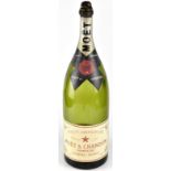 A Moët & Chandon Salmanazar non-vintage Brut Imperial Champagne bottle, height 66cm, boxed (af).