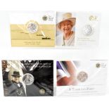 Four Royal Mint commemorative fine silver £20 coins to include '2015 Sir Winston Churchill',