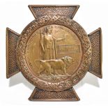 The WWI Memorial Plaque of William Moore Pte. 202156 2nd/5th Bn. South Staffordshire Regiment who