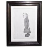 LAURENCE STEPHEN LOWRY RBA RA (1887-1976); pencil drawing on paper, 'Figure', signed and dated