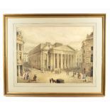 ROBERT E HOLDING (active late 19th century); watercolour, 'The Mansion House, London', signed and