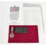 A WWI Military Medal awarded to 13669 A. L. Cpl. J. M. Rooney 7th/8th Battalion King's Own