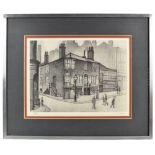 LAURENCE STEPHEN LOWRY RBA RA (1887-1976); limited edition signed print, 'Great Ancoats Street,