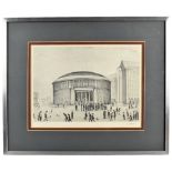 LAURENCE STEPHEN LOWRY RBA RA (1887-1976); limited edition signed print, 'The Reference Library',