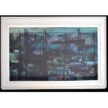 RICHARD WEISBROD (1906-1991); oil on board, harbour scene, signed and dated 62 lower right, 66 x