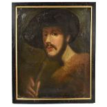 19TH CENTURY CONTINENTAL SCHOOL; oil on canvas, a bearded gentleman, apparently unsigned, 46 x 38cm,