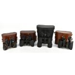 GOERZ BERLIN;  a pair of 12X Neo-Trieder binoculars, numbered 222229 and named for E. Rimington,