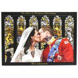 DIRTY HANS (Contemporary British); original colour print on faux canvas, 'The Duke and Duchess of