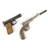 Two small spring powered air pistols (for restoration) (2).Additional InformationWe do not post