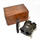 ROSS OF LONDON; a military issued binocular gun sight Patt. G.372, military issued with stamp
