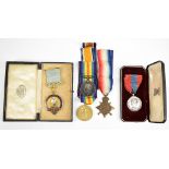 A WWI medal trio to 829 Driver C. Pettener R.E., comprising British War Medal, 1914-15 Star and