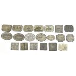 A collection of Scottish 19th century Communion tokens including Erskine, Govan, Abernethy,