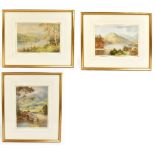 LEWIS MORTIMER (active late 19th/early 20th century); three watercolours, 'Elter Water', 'Wast