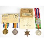 A WWI War and Victory Medal duo awarded to 3014 Pte. P. Smith 5th London Regiment, in original
