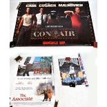 FILM INTEREST, a large Con Air ex-cinema banner and further ex-cinema posters for Shaquille O'