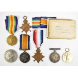 A group of WWII medals comprising a War and Victory duo awarded to 352480 Pte. F. Clarke Labour