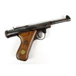 A Haenel Mod 28 .177 break barrel air pistol, British Patent No.277265 and USA Patent No.1761993,