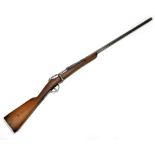 ***SECTION 2 SHOTGUN LICENCE REQUIRED*** A Belgian 12 bore single barrel bolt action shotgun, with