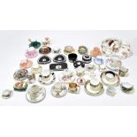 A collection of assorted ceramics including a Hammersley strawberry set with rectangular bowl and