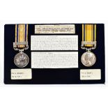 Two Victorian South Africa 1877-79 Medals, the first with '1877-8-9' clasp engraved to 1537 Pte.