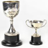 A George V hallmarked silver trophy inscribed 'Bootle May Day Demonstration First Prize 04/06/34',