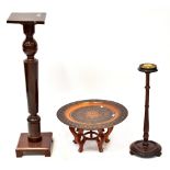 A 20th century mahogany Edwardian-style jardinière,