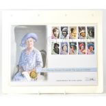 WESTMINSTER MINT; Her Majesty Queen Elizabeth the Queen Mother commemorative £25 gold coin cover,