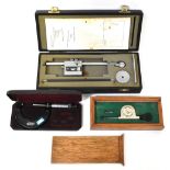 The L S Starrett Co Ltd metal framed micrometer,