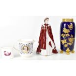 A Royal Doulton Margaret Thatcher commemorative twin-handled loving cup to celebrate the first