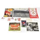 MANCHESTER UNITED; a large collection of ephemera,