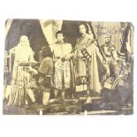 ROBIN HOOD; a black and white photograph bearing signatures to both front and back,